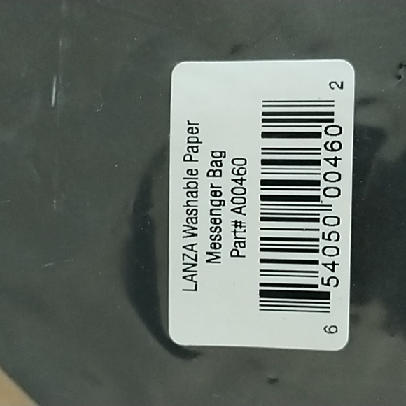 LANZA Washable Paper Messenger Bag - Picture 3 of 10